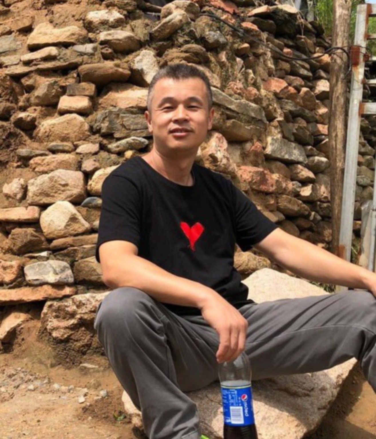 彭载舟与四通桥抗议